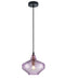 CLA CAMPANA: Interior Wine Glass Shape Ribbed Interior Pendants Smokey Black / Purple / Green / Amber 240V - CAMPANA