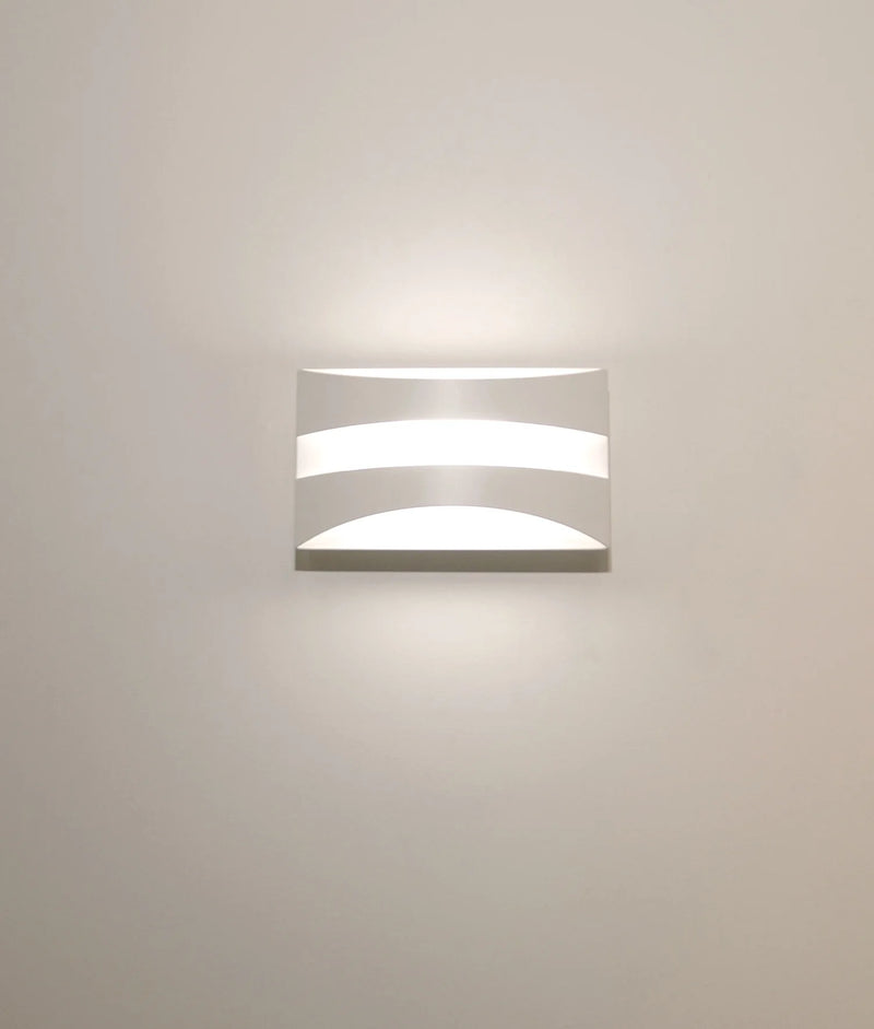 CLA CARDIFF: City Series Rectangular Up/Down Dimmable Interior Wall Light Tri - White 5W 220-240V IP20 - CARDIFF - CLA Lighting