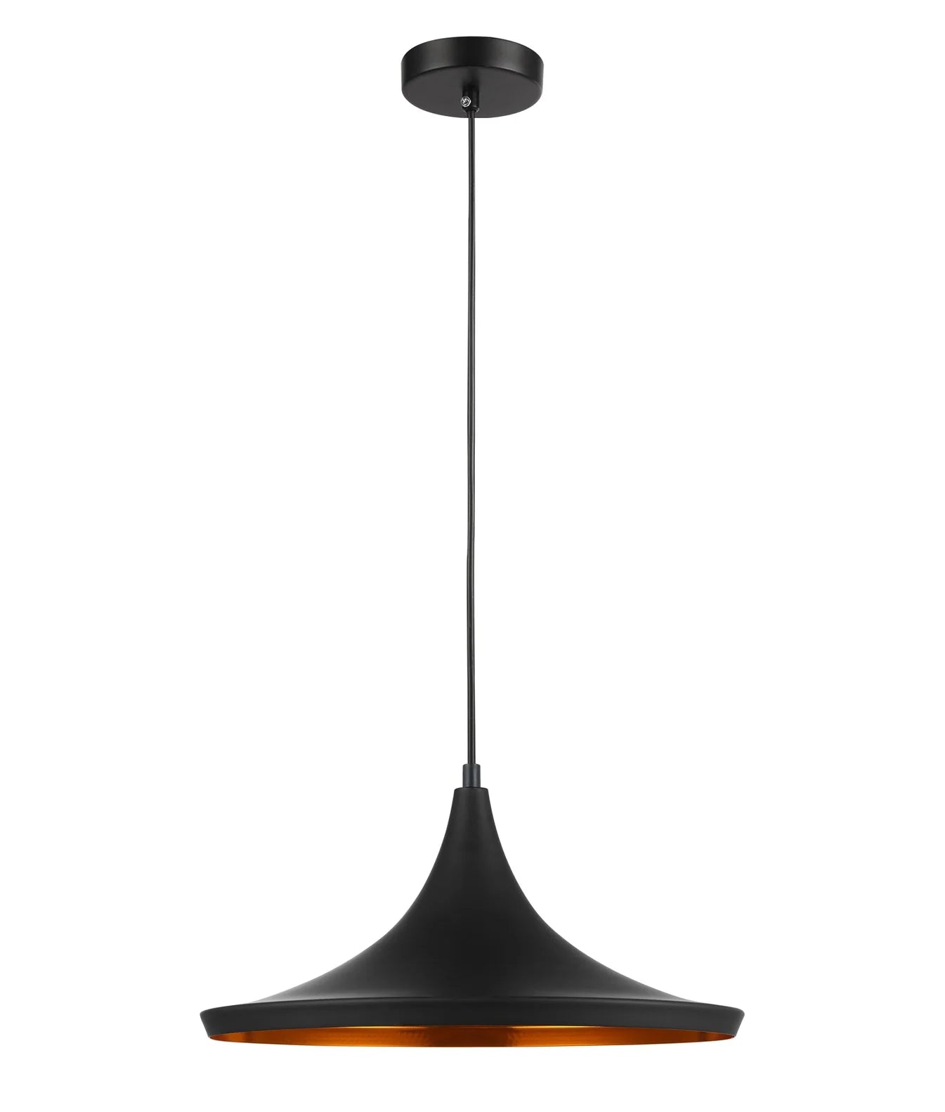 CLA Caviar Hat Shape Interior Pendant Black 220-240V- CAVIAR6, CAVIAR4