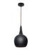 CLA CELESTE: Bohemian Rustic Embossed Bell Shape Interior Pendants Black 240V - CELESTE1A