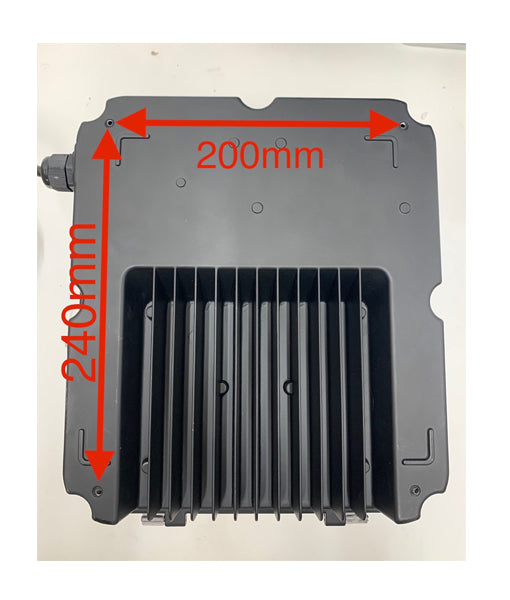 CLA CLA4736CB: LED Bulkhead 5000K Black 20W 220-240V IP65 - CLA4736CB