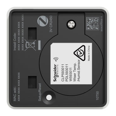 Clipsal Wiser Temperature/ Humidity Smart Sensor White IP20- CLP593011