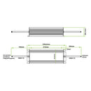 Azoogi Non-Dimmable Waterproof Drivers 300W 24V IP67 - ADR016