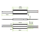 Azoogi DALI-2 and Push-DIM Driver 150W 24V IP67- ADR010DA