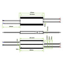 Azoogi DALI-2 and Push-DIM Driver 200W 12V IP67 - ADR011DA