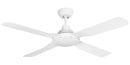 Martec Discovery II 48″/ 52″ / 56″ AC Ceiling Fans Satin White / Matt Black 65W 220-240V - MDF124, MDF134, MDF144 