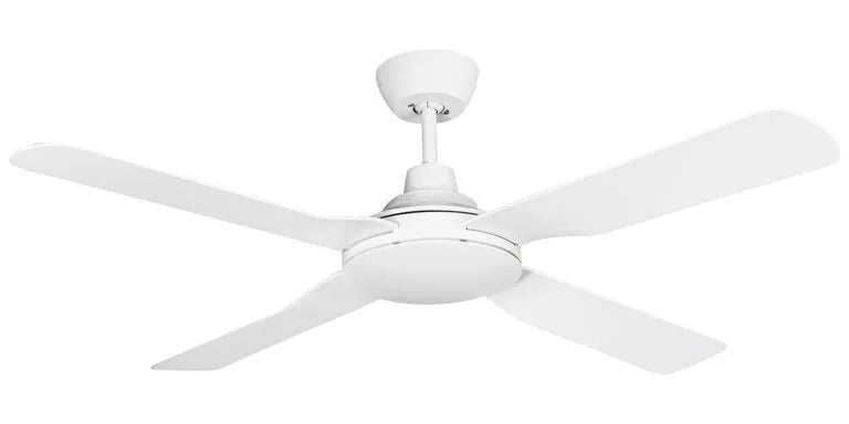 Martec Discovery II 48″/ 52″ / 56″ AC Ceiling Fans Satin White / Matt Black 65W 220-240V - MDF124, MDF134, MDF144 