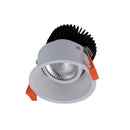 Domus DEEP-10 - LED Dimmable Deepset Downlight 4000K 5000K White 10W 240V IP44 - 20671 (Clearance)