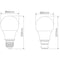 Domus KEY-GLS - Frosted LED Dimmable GLS A60 PC Globe 2700K 6500K 11W 240V IP20 - 65000, 65002, 65006 (Clearance) -Domus Lighting
