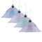 Domus LACE-GLASS - 1 Light Art Deco Glass Interior Pendant Blue / Frost / Green / Pink 240V IP20 - LACE-GLASS (Clearance)- Domus Lighting