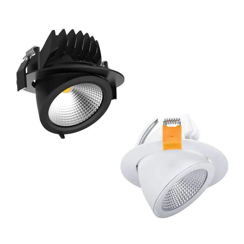 Domus SCOOP-25 - 25W LED Dimmable Scoop Adjustable Downlight - 5000K- Domus Lighting