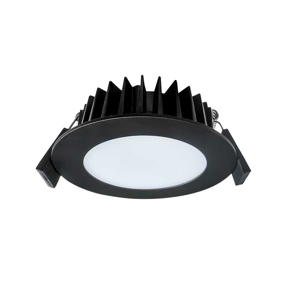 SAL Ecogem Round S9041TC LED Downlight Tri - White/ Satin Nickel/ Black 10W 240V IP44 - S9041 TC 