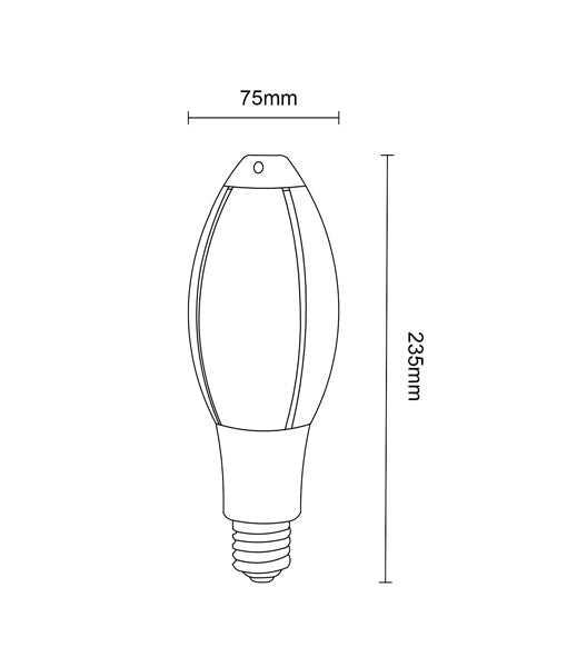 CLA ELLIP: LED Elliptical Lamps and Globes 180-240V IP20 - ELLIP01 - CLA Lighting