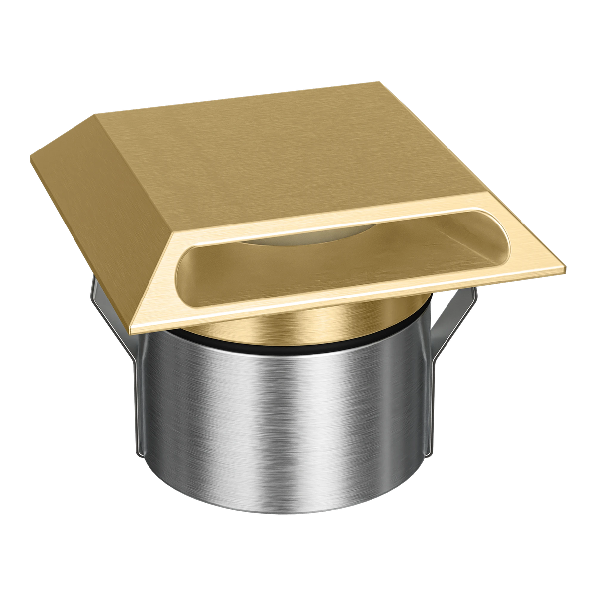 Domus EMIT 85 RGBW Brushed Brass Square Slot – 11638