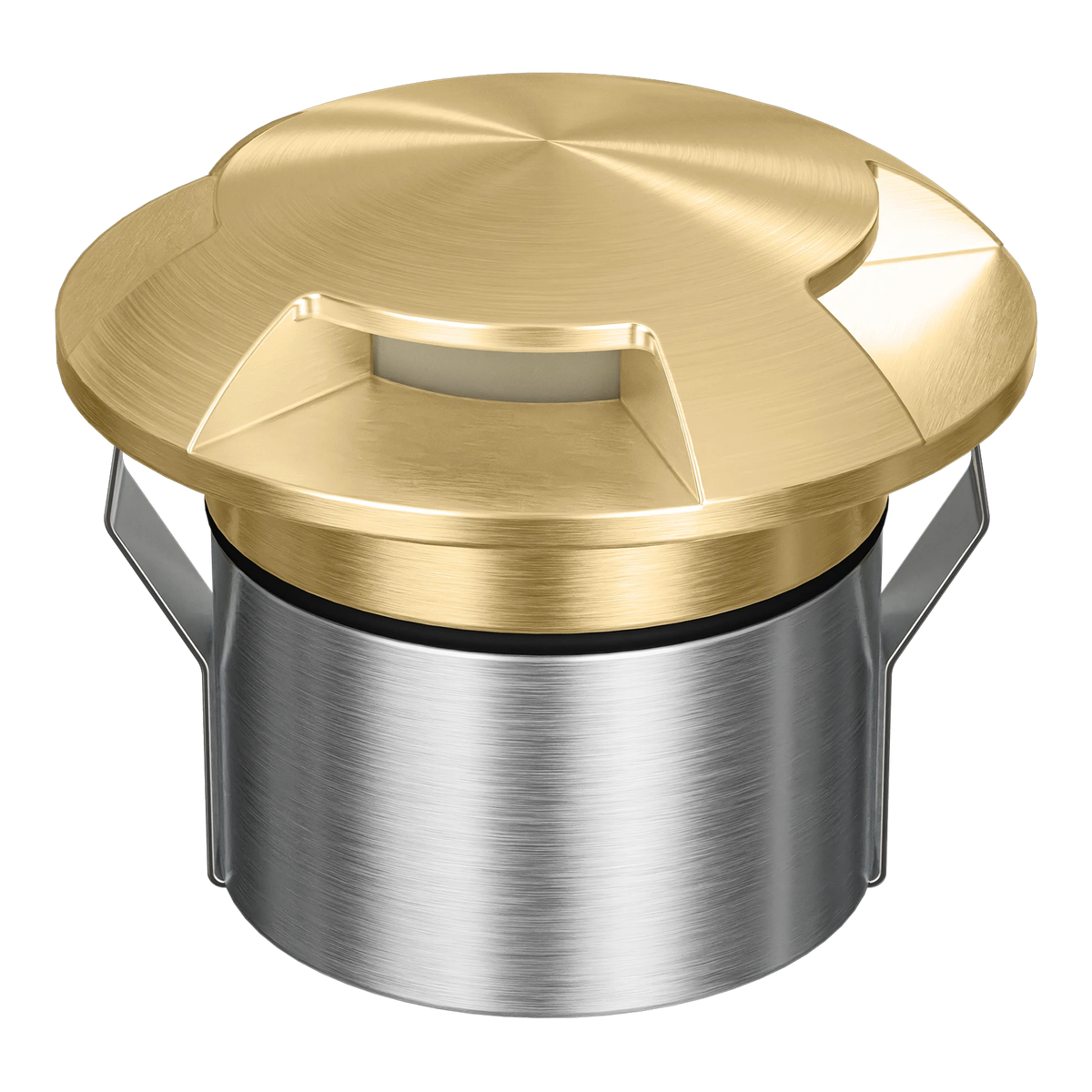 Domus EMIT 85 RGBW Brushed Brass 4 Way fascia – 10241