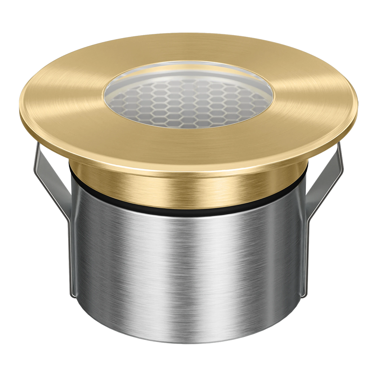 Domus EMIT 85 RGBW Brushed Brass Round Open fascia – 10235