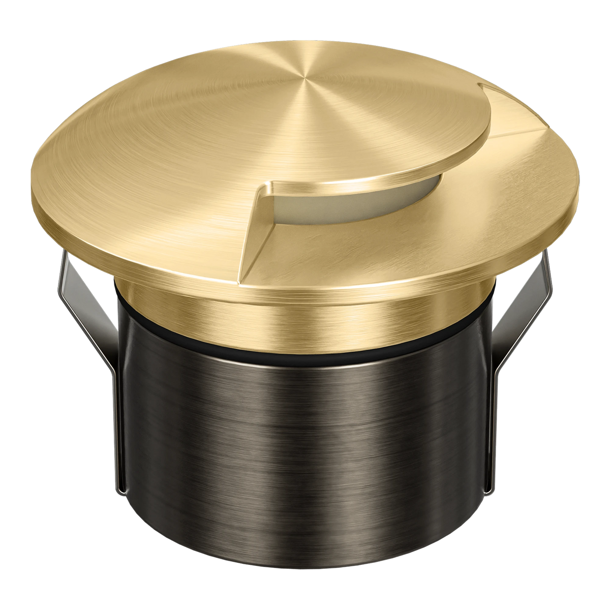 Domus EMIT 85 TRIO Brushed Brass 1 Way fascia – 10198