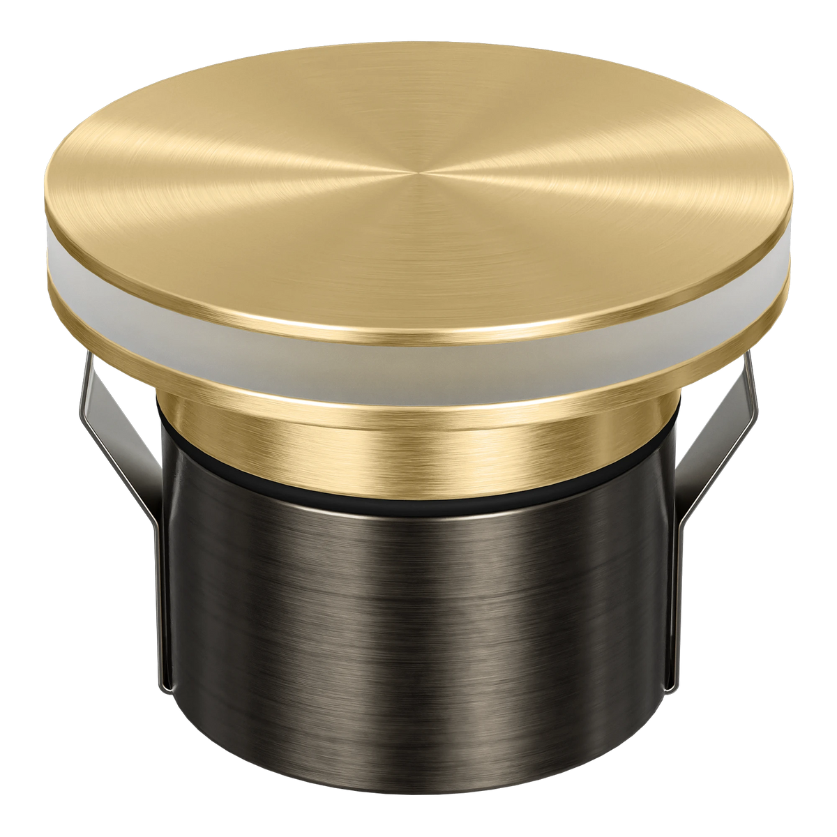 Domus EMIT 85 TRIO Brushed Brass Halo fascia – 10202