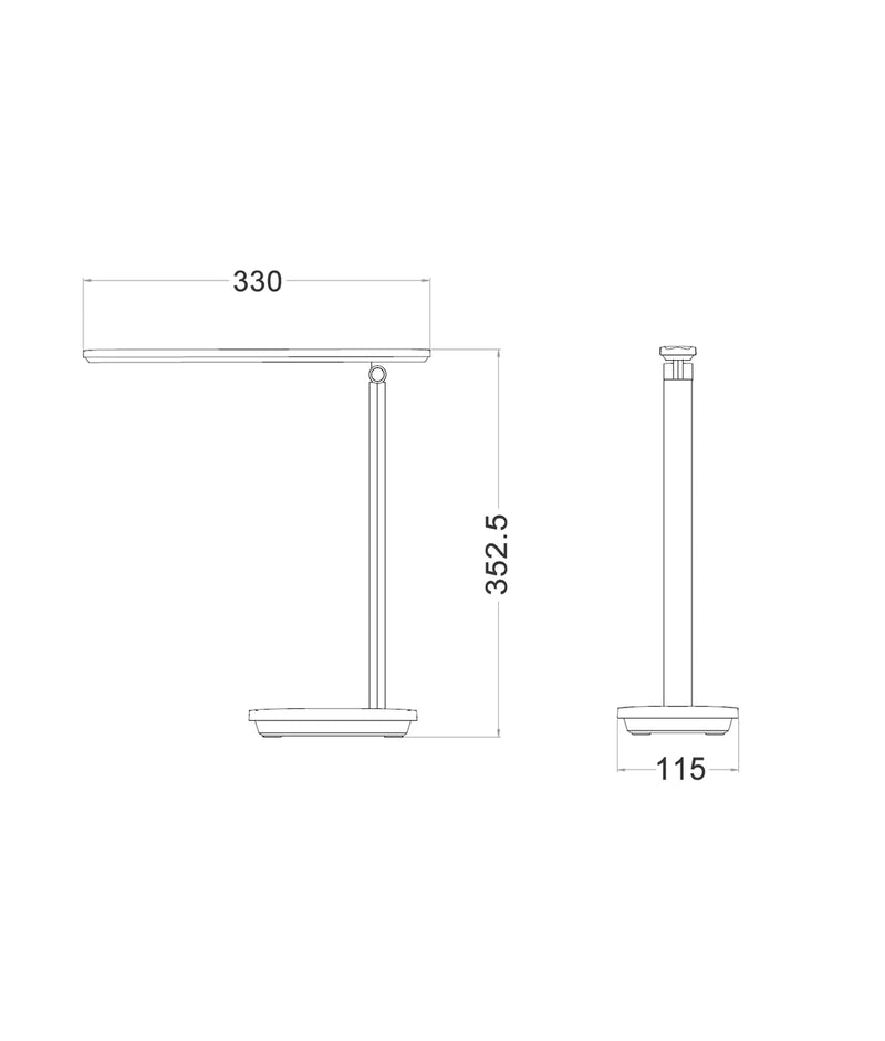 CLA FLATMATE: D.I.Y. LED Portable & Rechargeable Touch Table Lamp Tri - White 5W 240V IP20 - FLATMATE - CLA Lighting