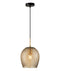 CLA FOSSETTA: Interior Wine Glass Shape Dimpled Interior Pendants Amber / Smokey Black 240V - FOSSETTA1, FOSSETTA2 - CLA Lighting