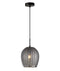 CLA FOSSETTA: Interior Wine Glass Shape Dimpled Interior Pendants Amber / Smokey Black 240V - FOSSETTA1, FOSSETTA2 - CLA Lighting