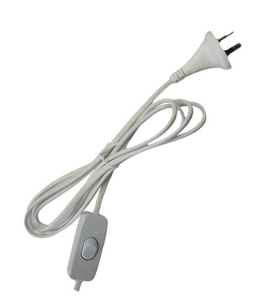 CLA Power Cord In Line Switch Electrical Accessories Black / White - FP2WSB, FP2WSW - CLA Lighting