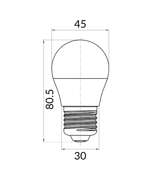 CLA Fancy Round Lamps and Globes 3000K 5000K 3W 240V - FR36, FR37, FR40 - CLA Lighting