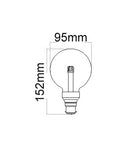 CLA G95 LED Lamps and Globes 3000K 5000K Clear / Frosted 6W 90-264V - G95 - CLA Lighting