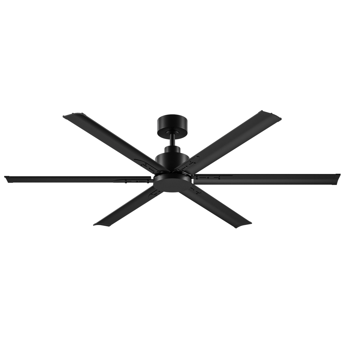 Domus Gale 65-inch ceiling fan in Black, product view