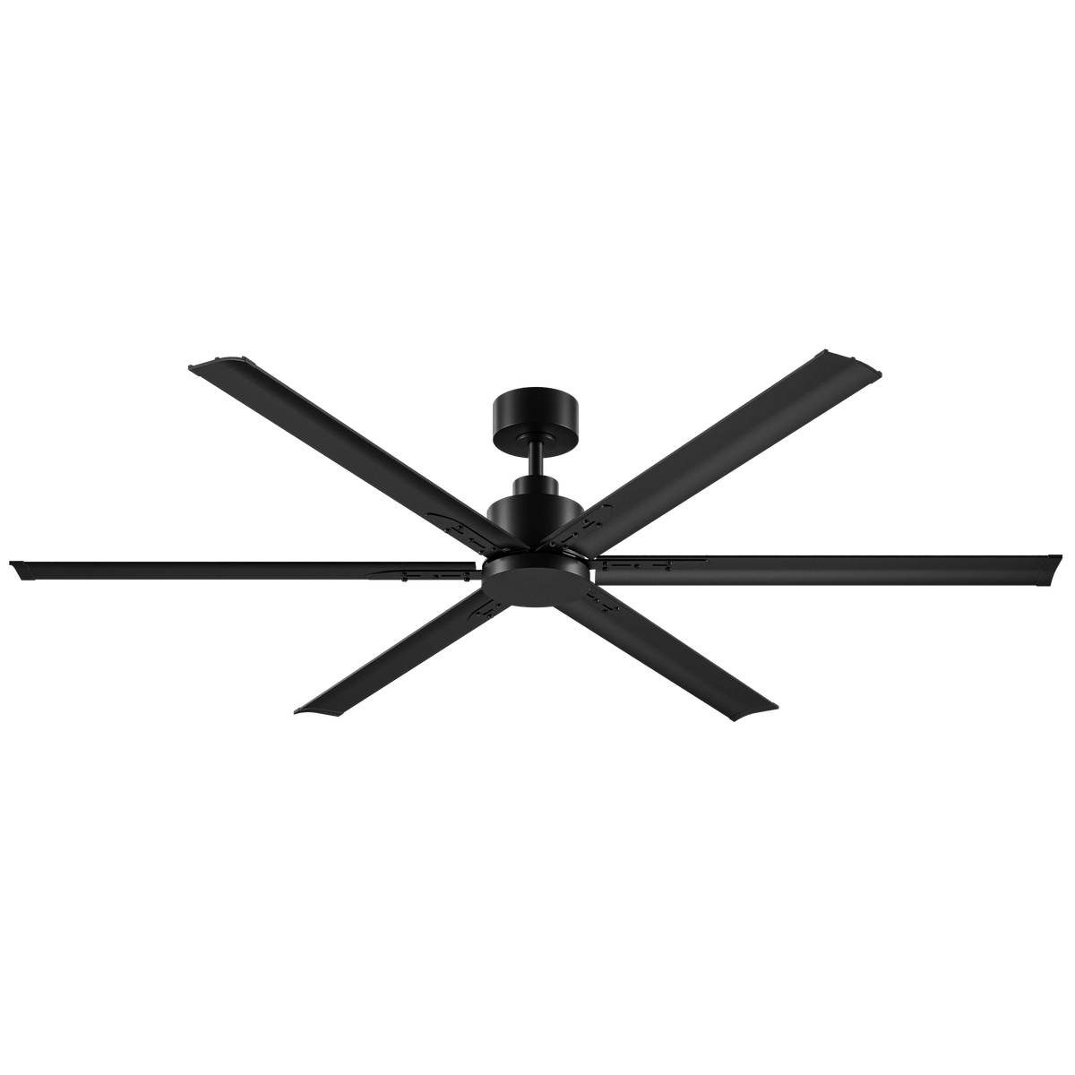 Domus Gale 72-inch ceiling fan in Black, product view