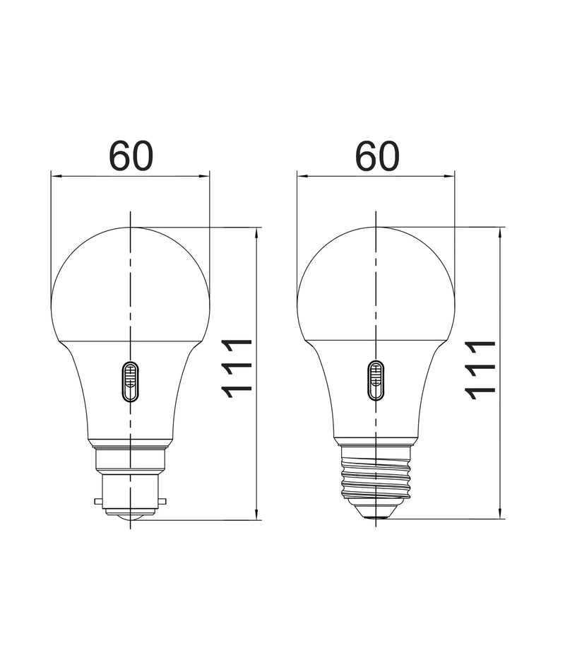 CLA GLSTRI (Dimmable): LED GLS Dimmable Globes Frosted Diffuser Tri- 10W 240V IP20- GLSTRI1D, GLSTRI2D