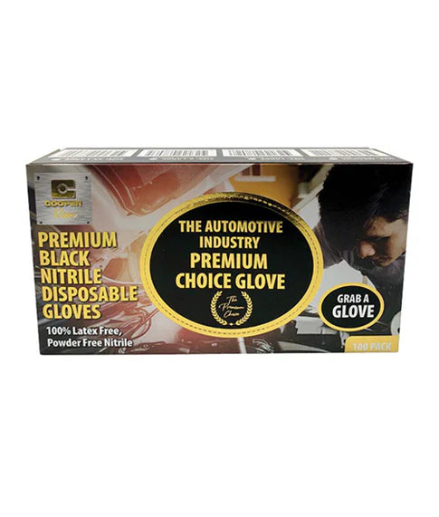 CLA Grab A Glove: Premium Black Nitrile Disposable Gloves Accessories Black - GRIPGLOVEM, GRIPGLOVEXL - CLA Lighting