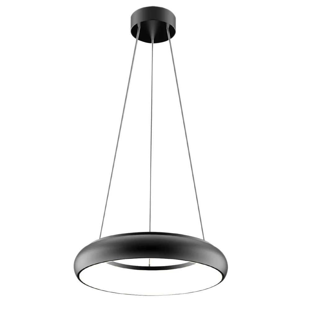 SAL HALO Interior Pendants 4000K Black 18/35W 240V IP20- SPL3000 