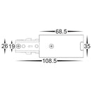 Havit Commercial Single Circuit Live End Accessories Black IP20 - HCP-102100-LE