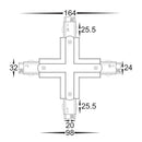 Havit Commercial Three Circuit X-Shape Connector Accessories Black - HCP-102300-XSC