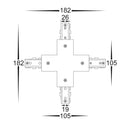 Havit Commercial Single Circuit X-Shape Connector Accessories White - HCP-103100-XSC