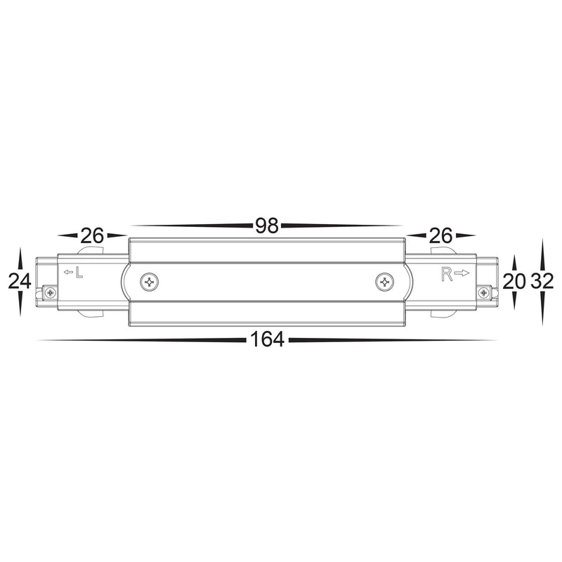 Havit Commercial Three Circuit Centre Feed Accessories White - HCP-103300-CF