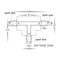 Havit Commercial Three Circuit Recessed Track T-Shape Connector Accessories White  - HCP-103301-TSC