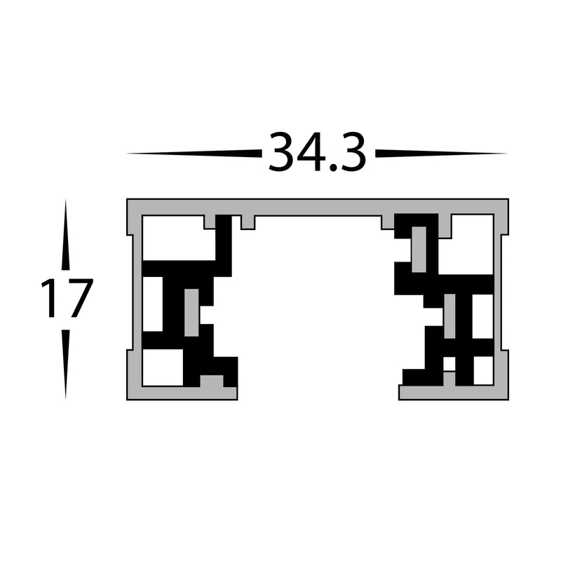 Havit Commercial Single Circuit Track Accessories White IP20 - HCP-103110, HCP-103120, HCP-103130