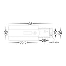 Havit Commercial Three Circuit Track or Single Circuit Dali Track Accessories White IP20 - HCP-103310, HCP-103320, HCP-103330