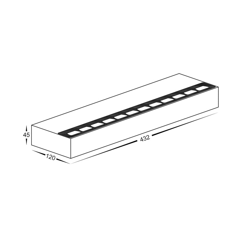 Havit Commercial Exterior Wall Washer Lights Tri- White 40W 240V IP65 - HCP-2334002, HCP-2334004