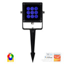 Havit Commercial  WIFI + IR Garden Spike Spot Lights RGBW Black 18W 24V/240V IP67 - HCP-242182