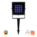 Havit Commercial WIFI + IR Garden Spike Spot Lights RGBW Black 30W 24V/240V IP67 - HCP-242302