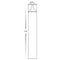 Havit Commercial 1000mm Large LED Bollards Tri- Black 24W 240V IP65 - HCP-262430