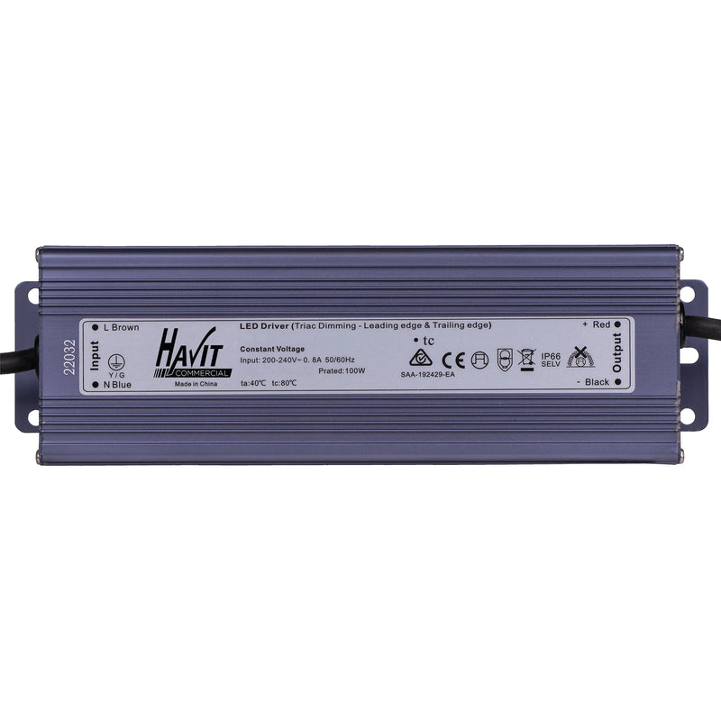 Havit Commercial TRIAC Dimmable LED Driver 100W 24V IP66 - HCP-52241