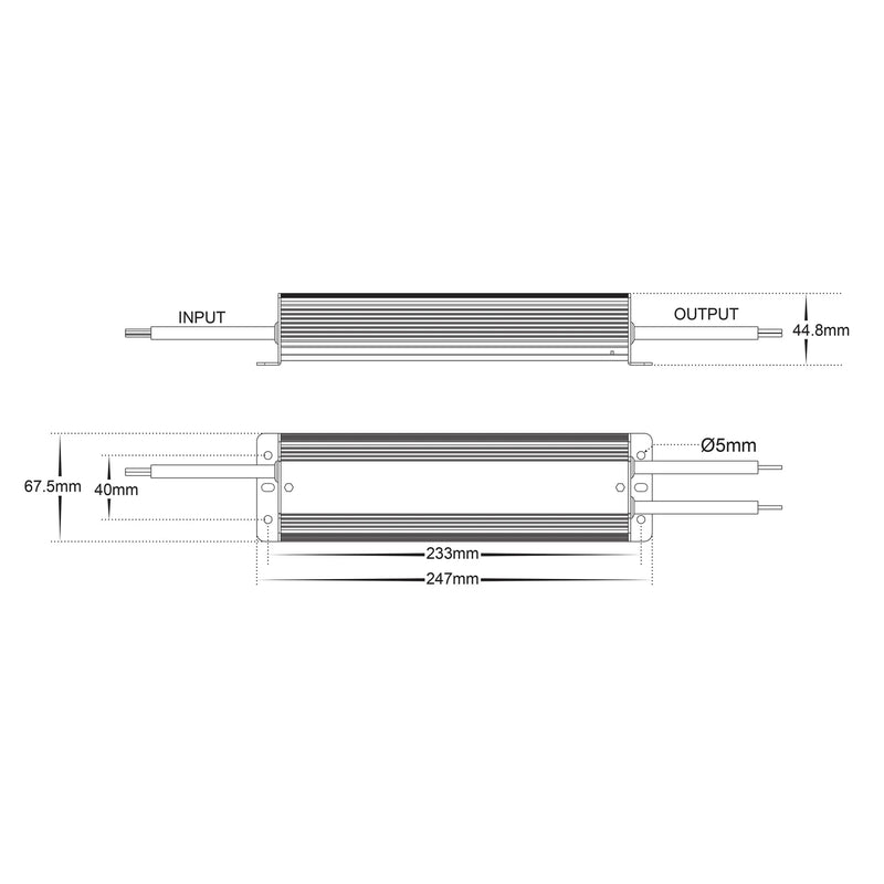 Havit Commercial Weatherproof LED Driver 150W 24V IP66 - HCP-52250