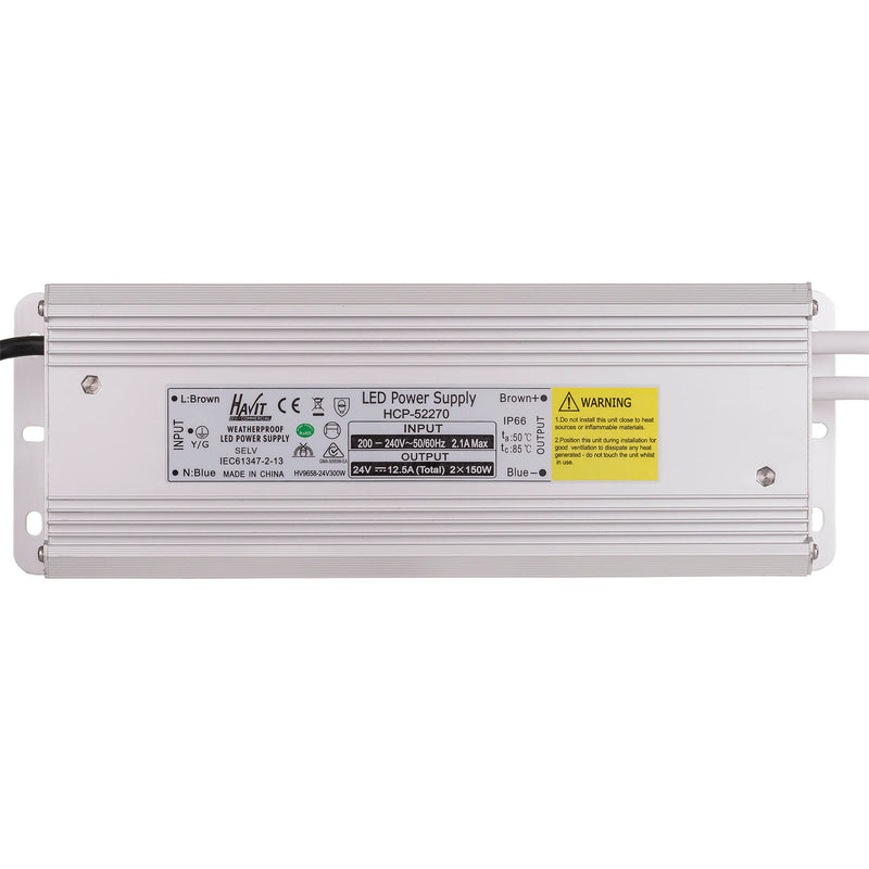 Havit Commercial Weatherproof LED Driver 300W 24V IP66 - HCP-52270