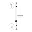 Havit Commercial Aluminium Rod Accessories to suit Linear Modules Pendants Black IP20 - HCP-602100-1MROD, HCP-602100-2MROD