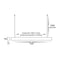 Havit Commercial 1200mm Proline Pendants Extension Tri- Black 48W 240V IP20 - HCP-602482, HCP-602484