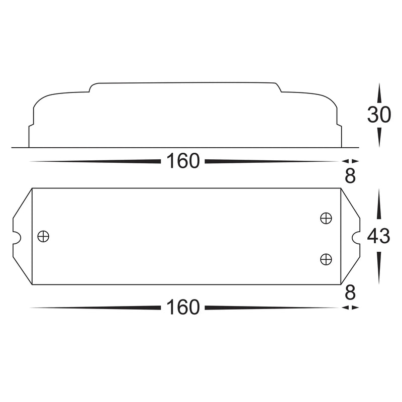 Havit Commercial 0-1/10V Single Colour LED Strip Controller Accessories 24V IP20 - HCP-71211 